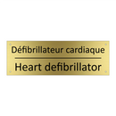 Défibrillateur cardiaque - Heart defibrillator