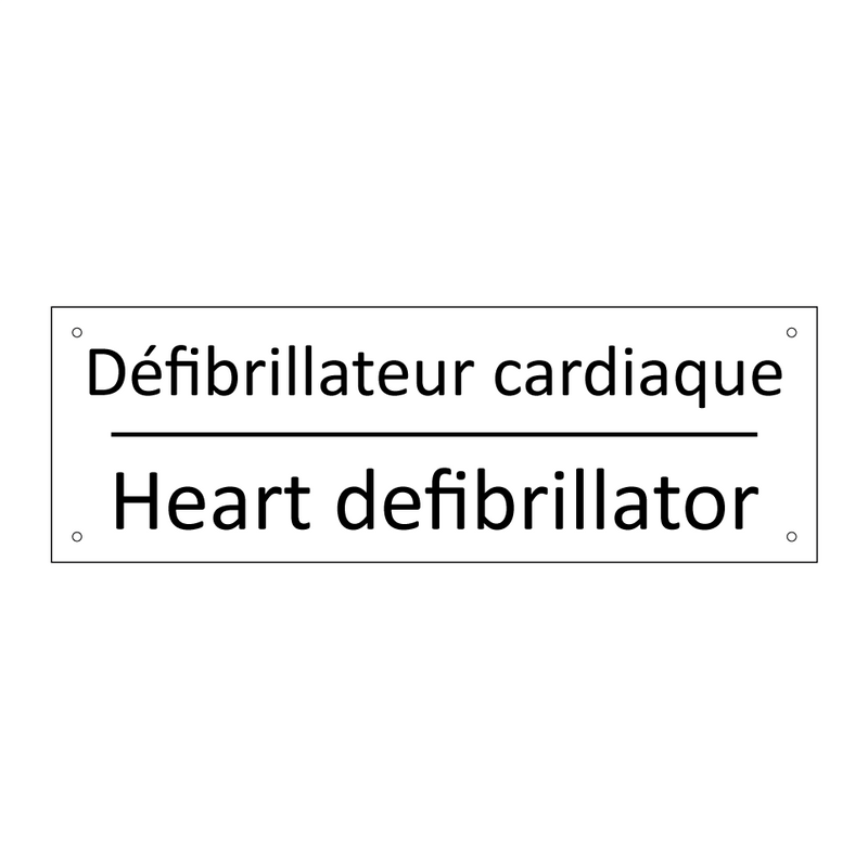 Défibrillateur cardiaque - Heart defibrillator
