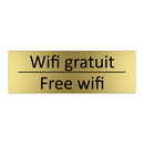 Wifi gratuit - Free wifi