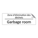 Zone d'élimination des déchets - Garbage room