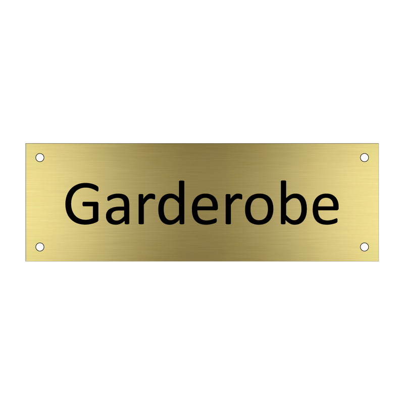Garderobe & Garderobe & Garderobe