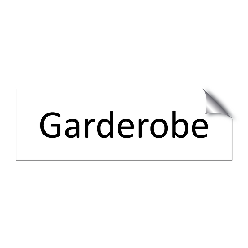 Garderobe & Garderobe & Garderobe