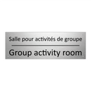 Salle pour activités de groupe - Group activity room