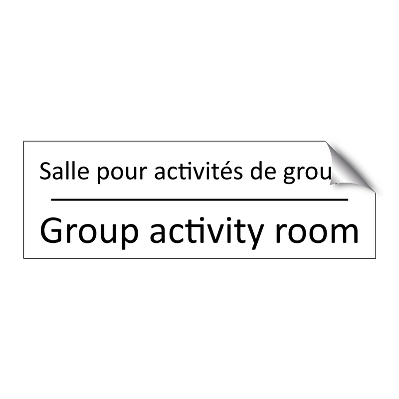 Salle pour activités de groupe - Group activity room