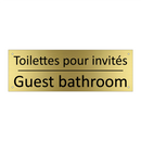 Toilettes pour invités - Guest bathroom