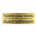 Toilettes pour invités - Guest bathroom