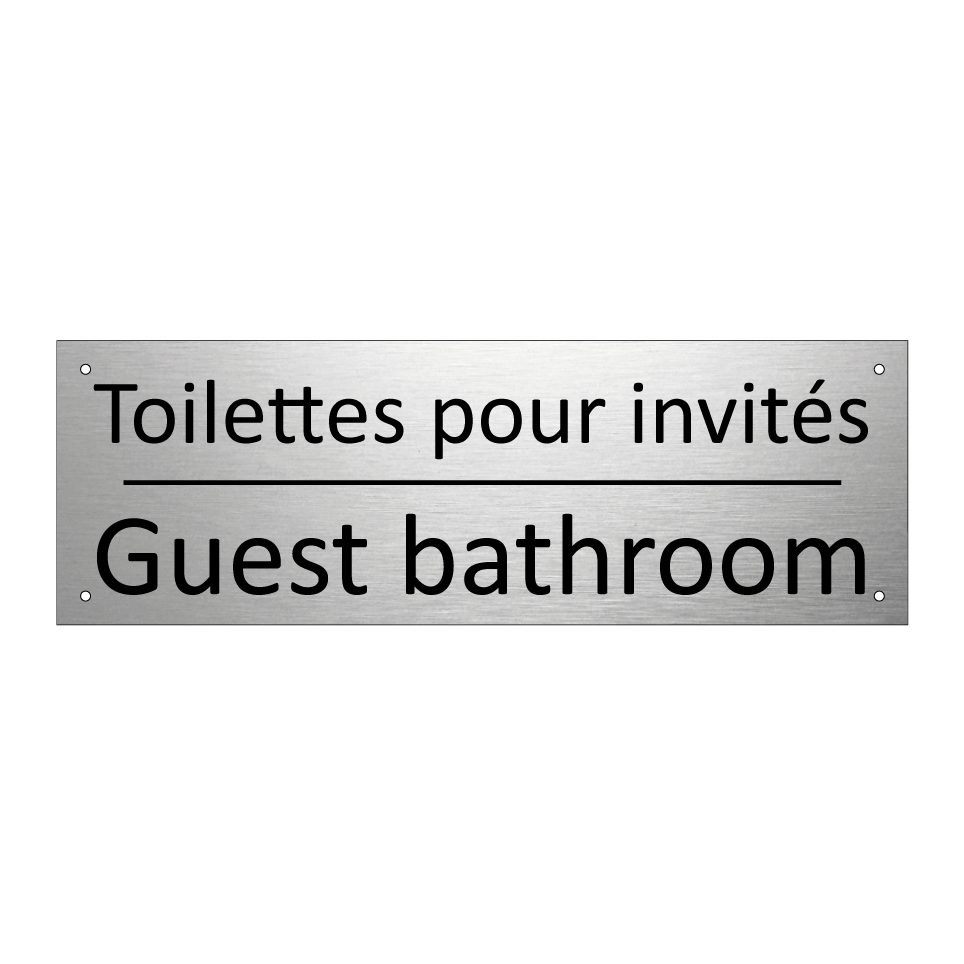 Toilettes pour invités - Guest bathroom