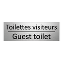 Toilettes visiteurs - Guest toilet