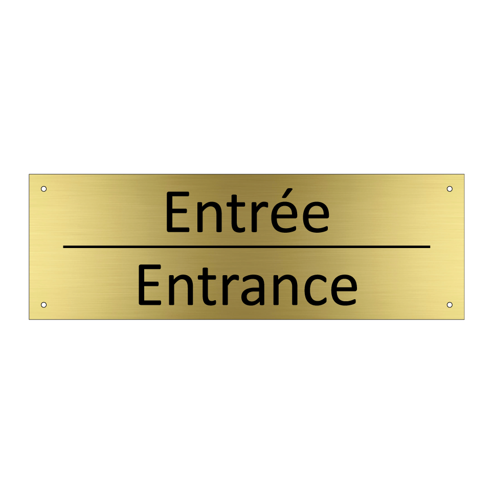 Entrée - Entrance