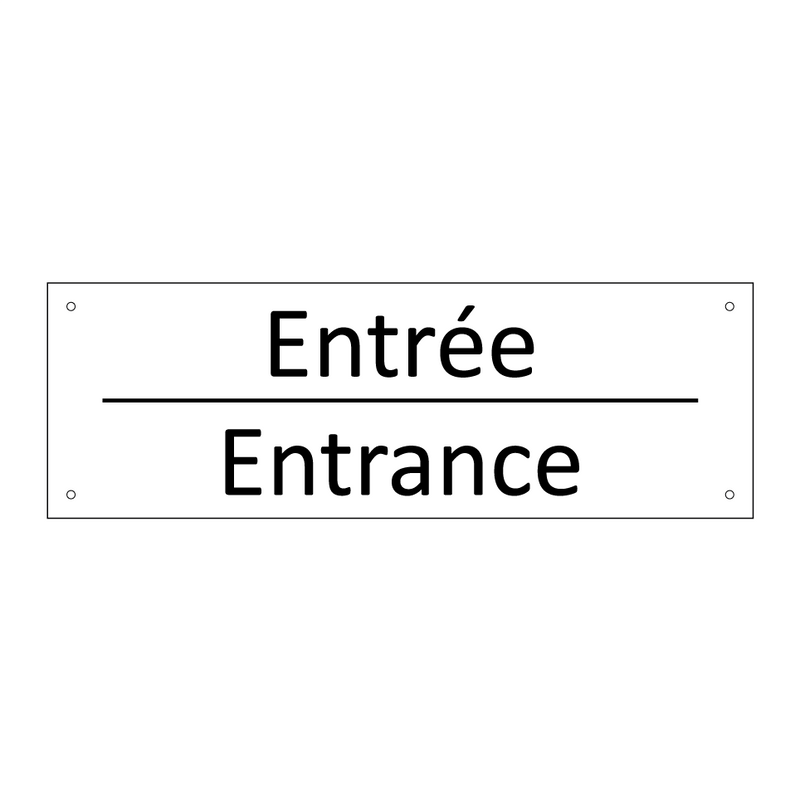 Entrée - Entrance