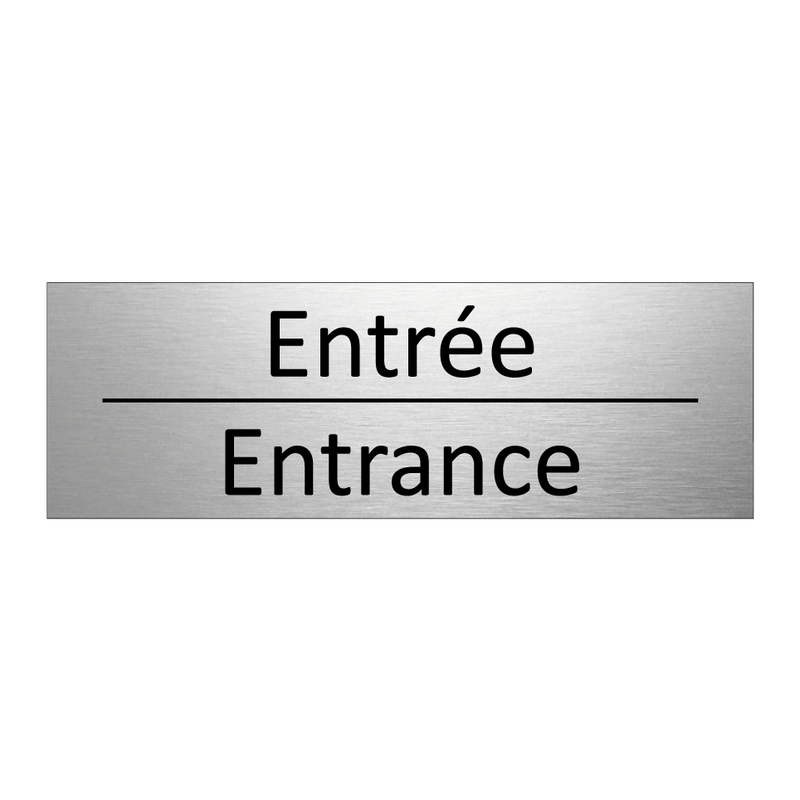 Entrée - Entrance