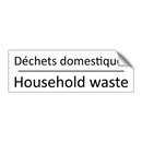 Déchets domestiques - Household waste