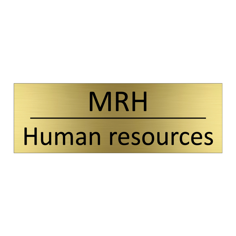 MRH - Human resources