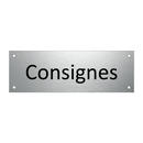 Consignes & Consignes & Consignes