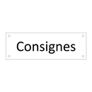Consignes & Consignes & Consignes