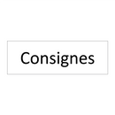 Consignes & Consignes & Consignes & Consignes & Consignes & Consignes