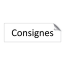 Consignes & Consignes & Consignes