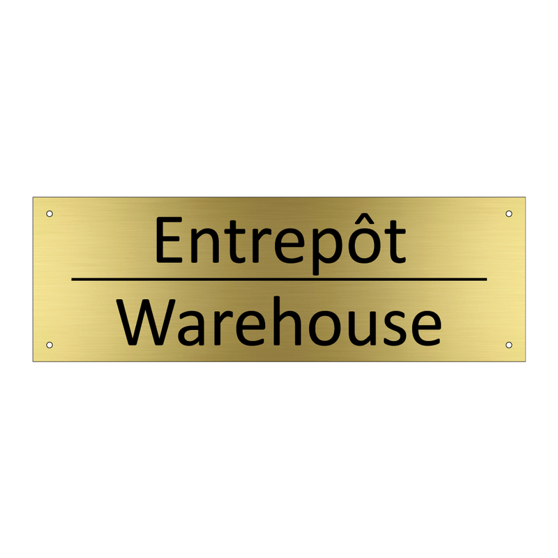 Entrepôt - Warehouse
