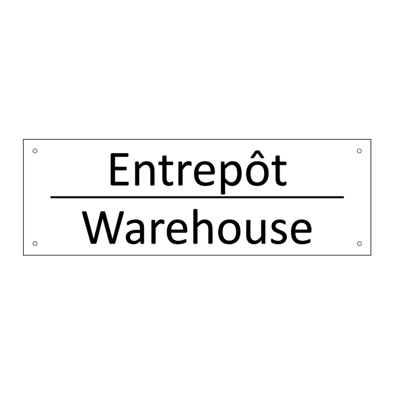 Entrepôt - Warehouse
