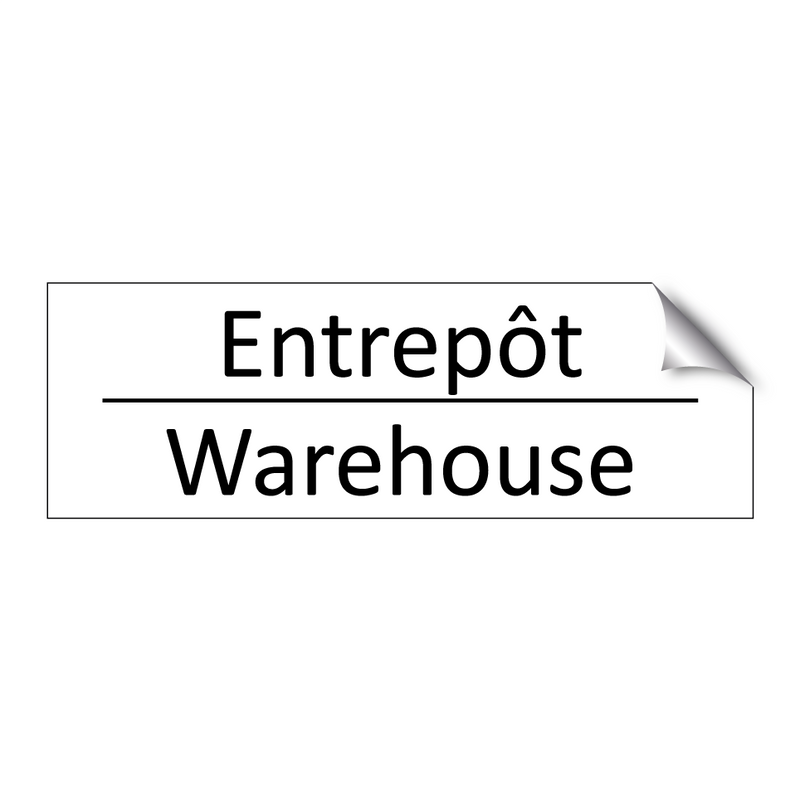 Entrepôt - Warehouse