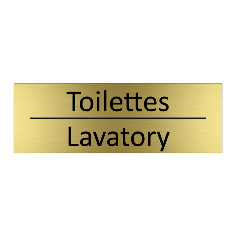 Toilettes - Lavatory