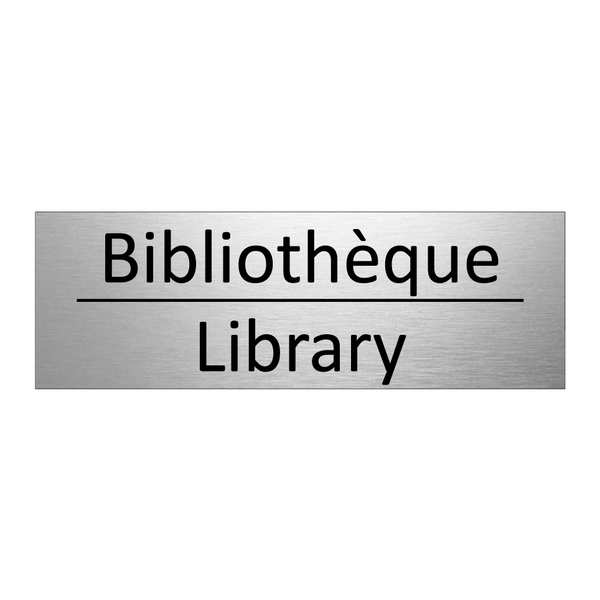 Bibliothèque - Library