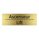 Ascenseur - Lift