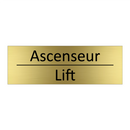 Ascenseur - Lift