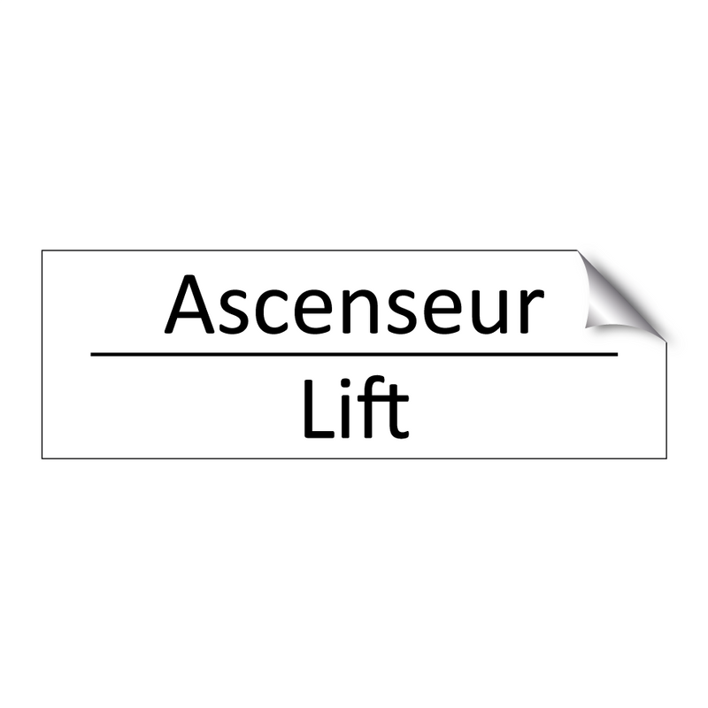 Ascenseur - Lift