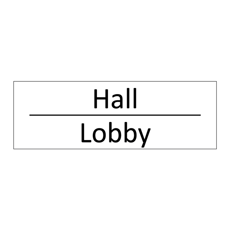 Hall - Lobby