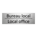 Bureau local - Local office