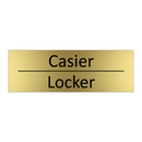 Casier - Locker