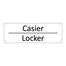 Casier - Locker
