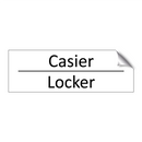 Casier - Locker