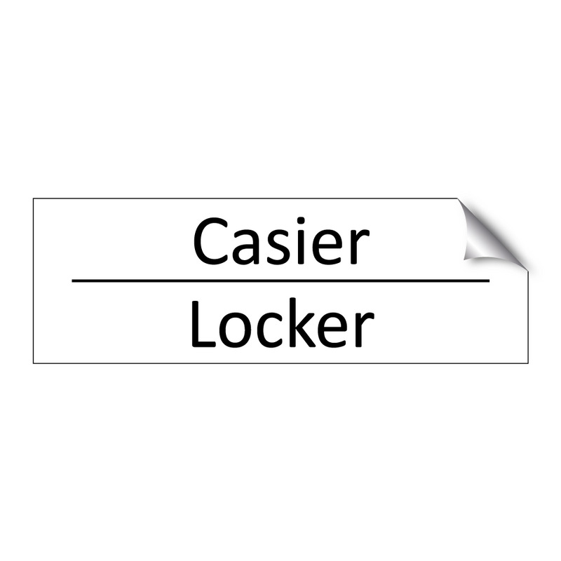 Casier - Locker