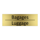 Bagages - Luggage