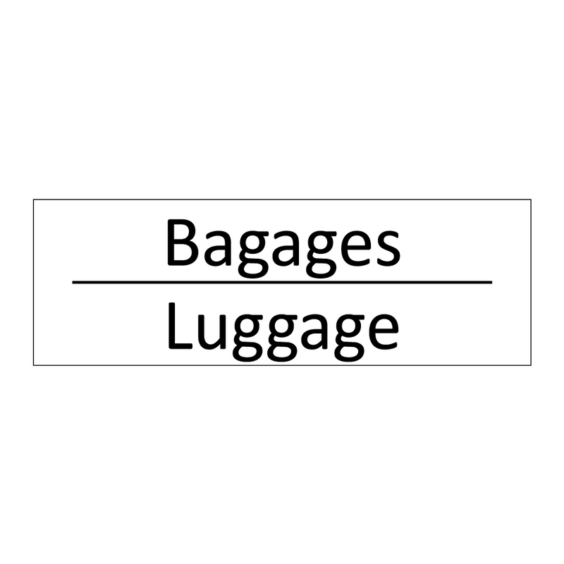 Bagages - Luggage