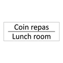 Coin repas - Lunch room