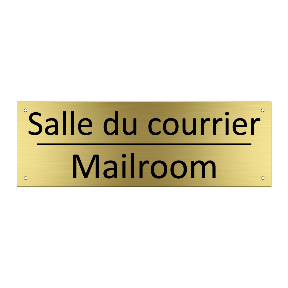 Salle du courrier - Mailroom