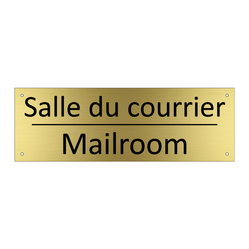 Salle du courrier - Mailroom