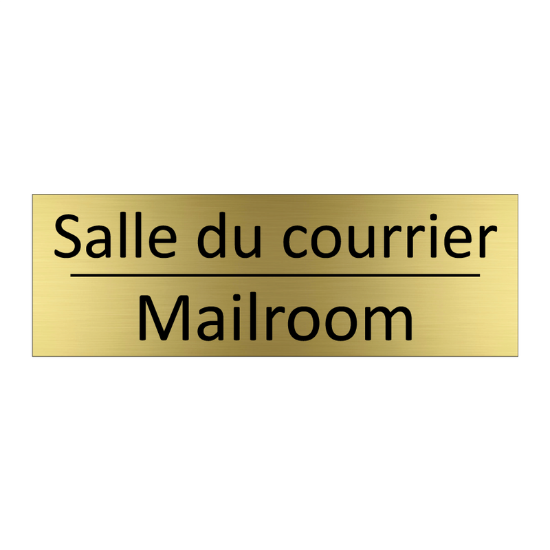 Salle du courrier - Mailroom