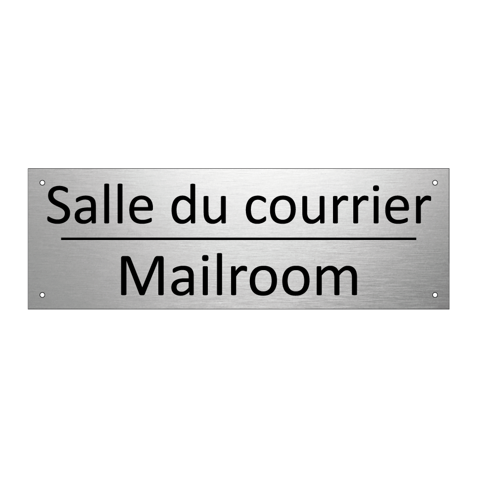 Salle du courrier - Mailroom