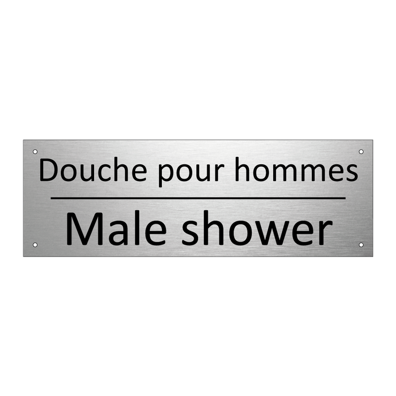 Douche pour hommes - Male shower