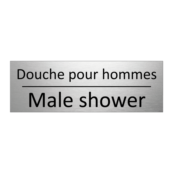 Douche pour hommes - Male shower