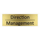 Direction - Management