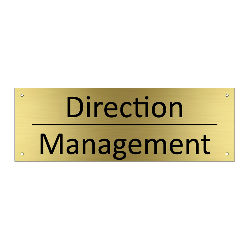 Direction - Management