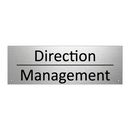 Direction - Management