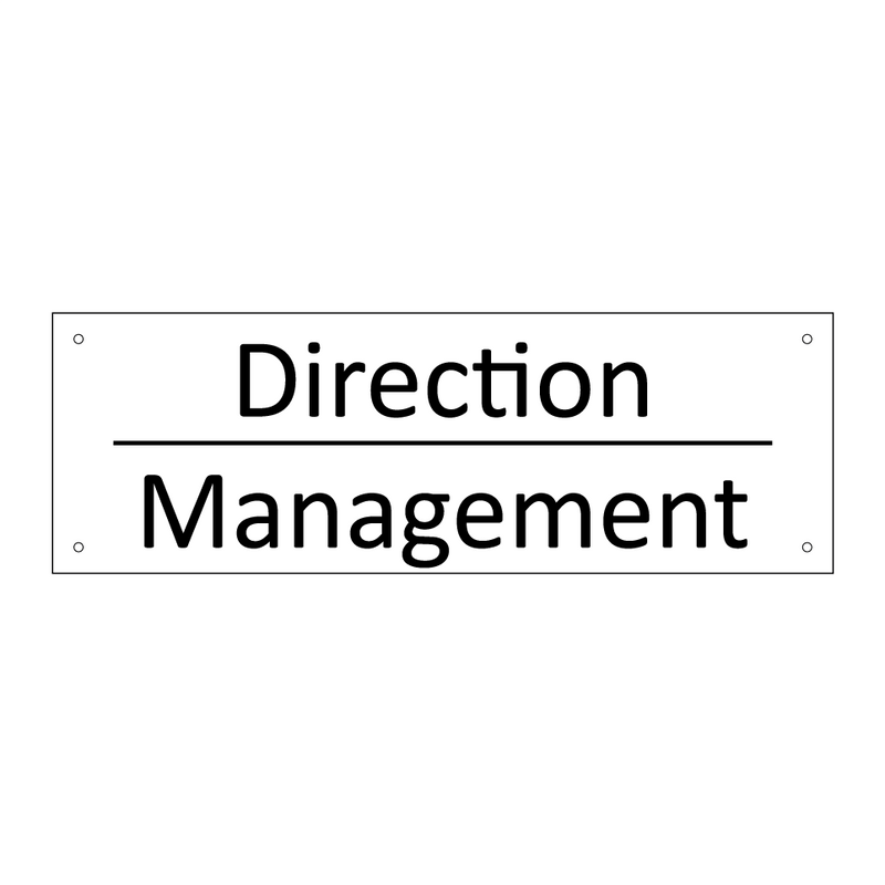 Direction - Management