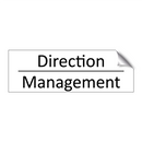 Direction - Management