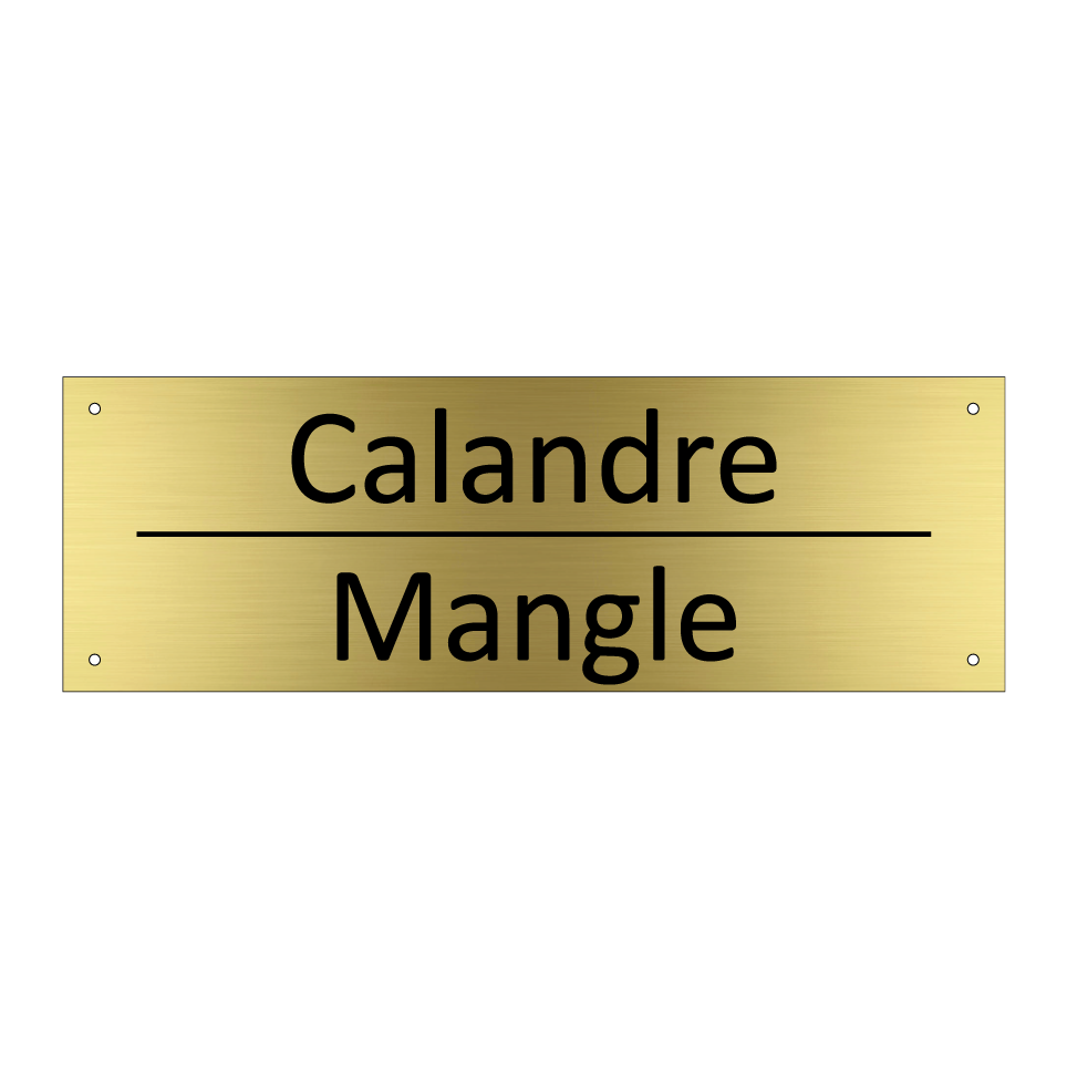 Calandre - Mangle